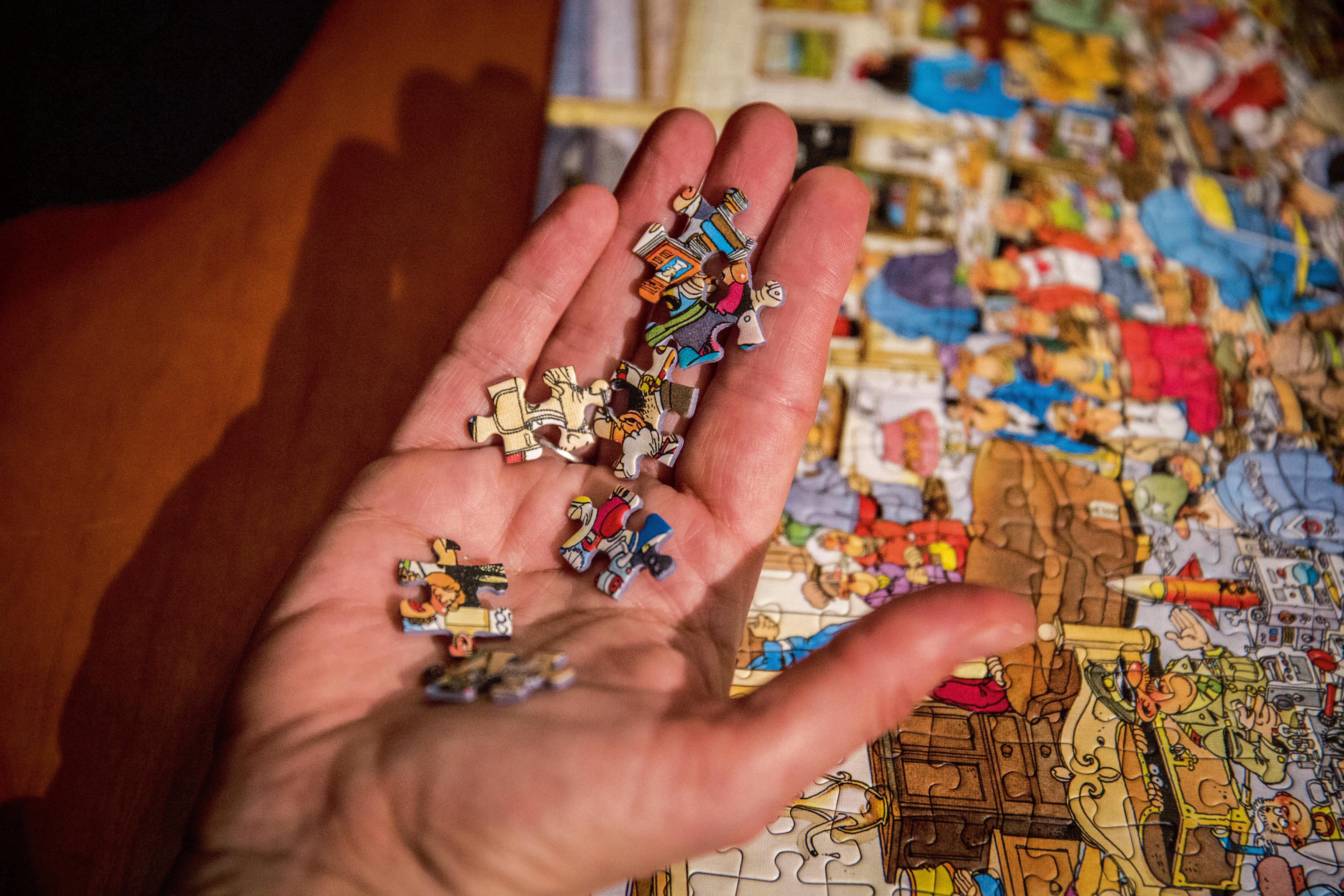 Wie legt het snelst een Jan van Haasteren-puzzel van duizend stukjes?